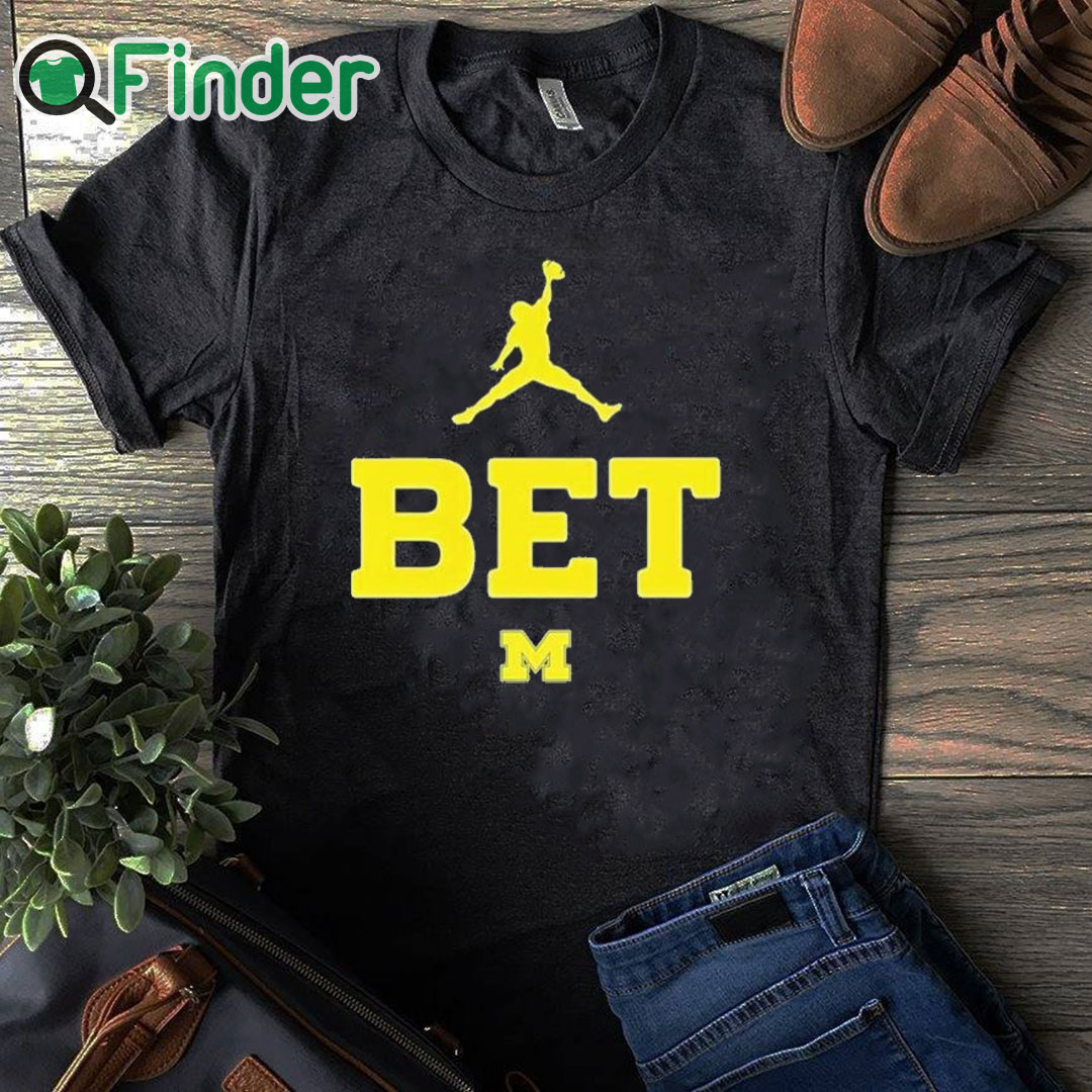 black T shirt Michigan Bet T Shirt black T shirt Michigan Bet T Shirt