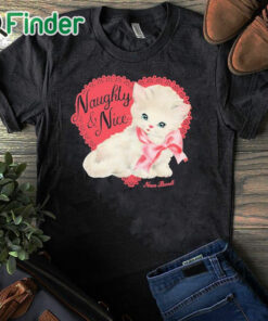 black T shirt Nessa Barrett Naughty & Nice T Shirt