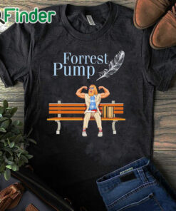 black T shirt Papa Swolio Forrest Pump Shirt