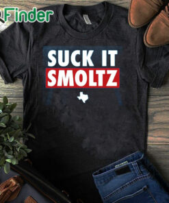 black T shirt Suck It Smoltz Shirt
