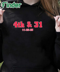 black hoodie Alabama 4th And 31 Roll Tide Hoodie