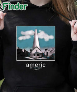 black hoodie Americ Anfootball Futbol Shirt