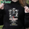 black hoodie Bob Knight 1940 – 2023 Indiana Hoosiers Mens Baseketball Thank You For The Memories T shirt