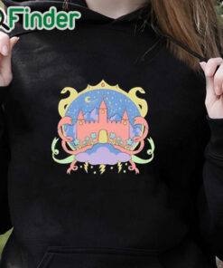 black hoodie Holiday Castle Black Shirt