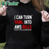 black hoodie I Can Turn Yaml Into Aws Bills Shirt