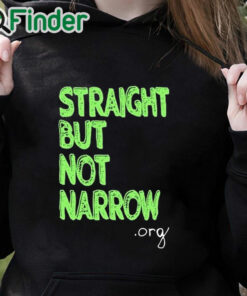 black hoodie Josh Hutcherson Straight But Not Narrow Org Shirt
