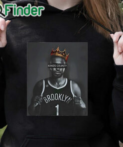 black hoodie Kings County Mikal Bridges Shirt