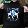 black hoodie Lactose Tolerant Shirt