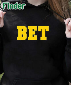black hoodie Michigan Bet Shirt