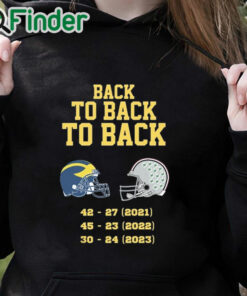 black hoodie Michigan Tshirt Sweatshirt Hoodie Funny Michigan Wolverines Football T Shirts Free Jim