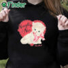 black hoodie Nessa Barrett Naughty & Nice T Shirt