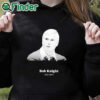 black hoodie Official RIP Basketball Coach Bob Knight 1940 2023 Thank You For The Memories Shirt
