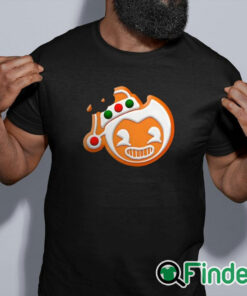 black shirt Bendy Gingerbread Hoodie
