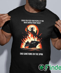 black shirt Could You Feed Your People If You Were Barred From Trade End Sanctions On The Dprk