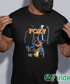 black shirt Foxy Lightning Five Nights At Freddy's Shirt