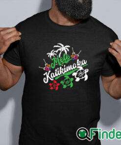 black shirt Mele Kalikimaka Sweatshirt Fun Merry Christmas Sweater