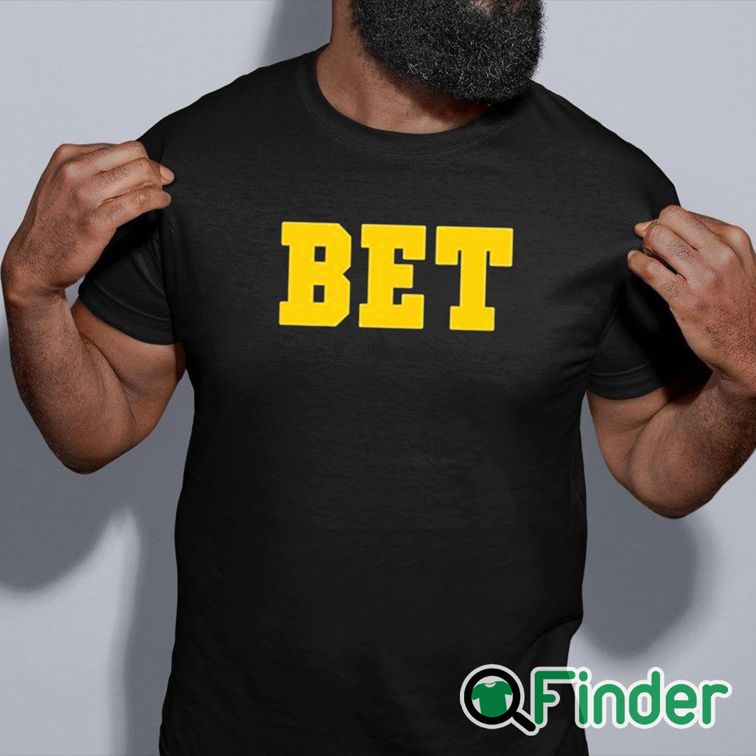 black shirt Michigan Bet Shirt black shirt Michigan Bet Shirt