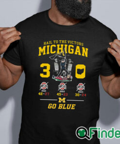 black shirt Michigan Wolverines B10 East 3 0 Ohio State T shirt