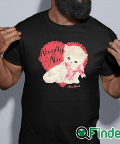 black shirt Nessa Barrett Naughty & Nice T Shirt