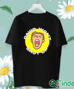 unisex T shirt Davey Cold Brew David Won't Shut Up Shirt