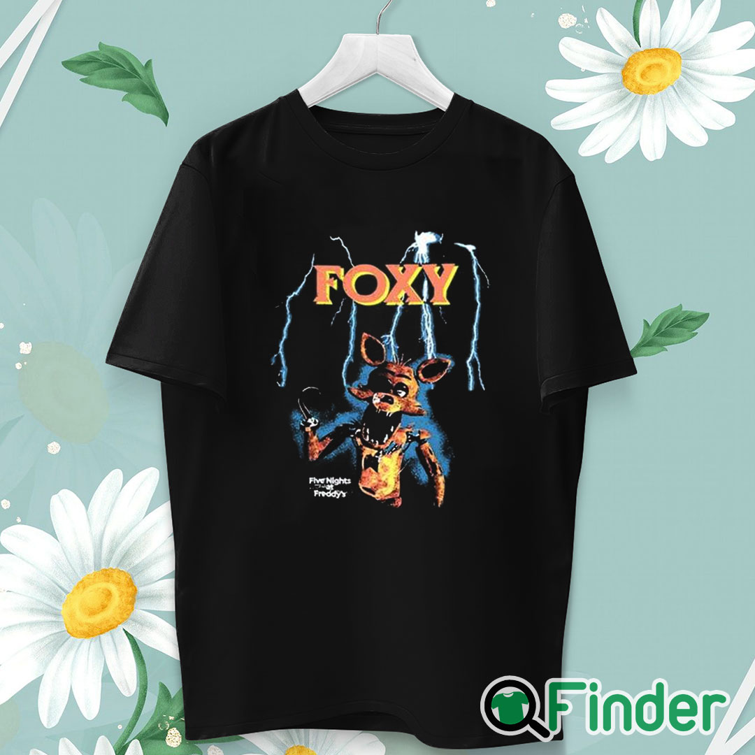 unisex T shirt Foxy Lightning Five Nights At Freddy's Shirt unisex T shirt Foxy Lightning Five Nights At Freddy's Shirt