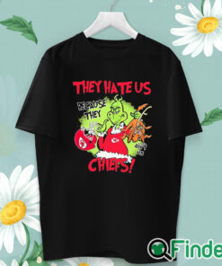 unisex T shirt Grinch They Hate Us Because They Ain't Us Kansas City Chiefs Shirt
