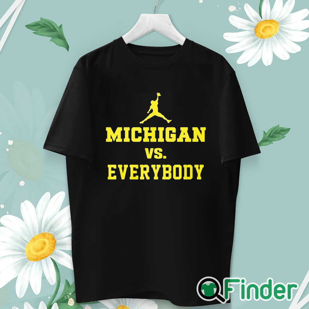 unisex T shirt Michigan Against Everybody Shirt unisex T shirt Michigan Against Everybody Shirt