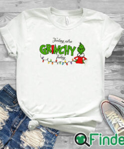 white T shirt Grinch Christmas Felling Extra Grinchy To Day Sweatshirt