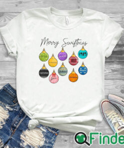 white T shirt Merry Swiftmas Shirt, Eras Tour Crewneck Sweatshirt Unisex T Shirt