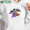 white hoodie Game, Blouses Shirt