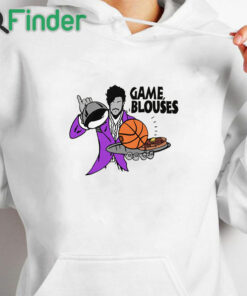 white hoodie Game, Blouses Shirt