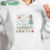 white hoodie Just a Girl Who Loves Christmas Sweatshirt, Christian Christmas Sweatshirts