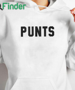 white hoodie Punts Sweatshirt