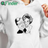white hoodie Rip Rosalynn Carter 1927 2023 T Shirt