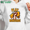 white hoodie Yinzz Play Renegade Shirt