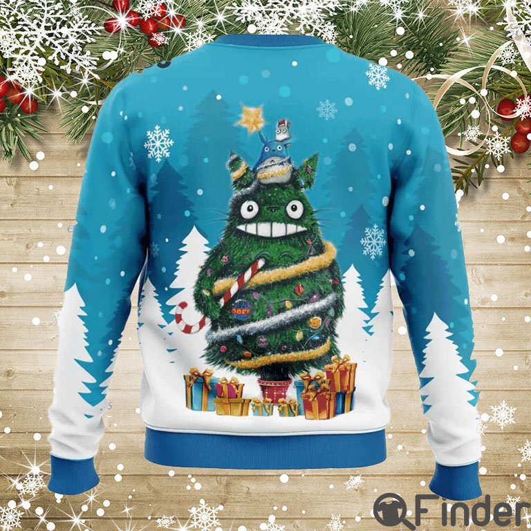 Christmas Totoro My Neighbor Totoro Ugly Christmas Sweaters Christmas Totoro My Neighbor Totoro Ugly Christmas Sweaters