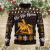 Ho Ho Horse Barrel Racing Cowgirl Ugly Christmas Sweater