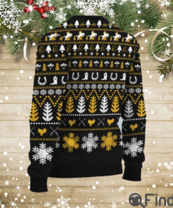 Ho Ho Horse Saddle Bronc Riding Christmas Ugly Sweaters