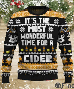 It’s The Most Wonderful Time For A Cider Ugly Christmas Sweater
