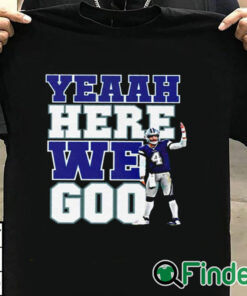 T shirt black Here We Go Dallas Cowboys Football Fan Shirt