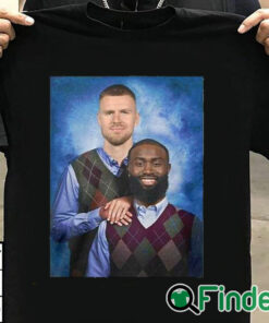 T shirt black Jaylen Brown Kristaps Porzingis Step Brothers Shirt