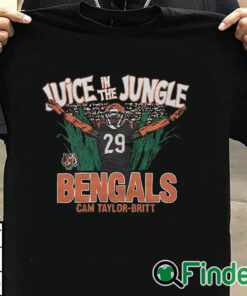 T shirt black Juice In The Jungle Bengals Cam Taylor Britt Shirt