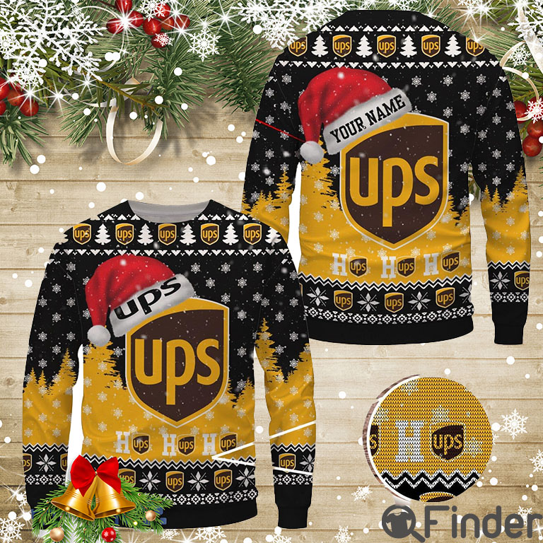 UPS Ugly Sweater Christmas Gift UPS Ugly Sweater Christmas Gift