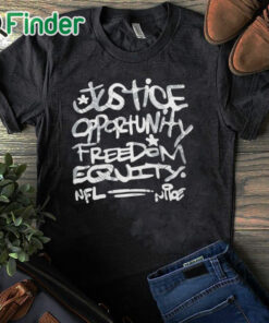 black T shirt Inspire Change Justice Opportunity Equity Freedom 2023 Shirt