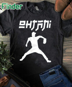 black T shirt LA Dodgers Shohei Ohtani T Shirt