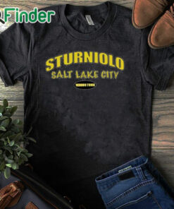 black T shirt Let’s Trip Salt Lake City Shirt