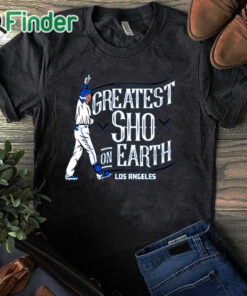 black T shirt Shohei Ohtani Dodgers T Shirt