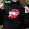 black hoodie Autistic Bimbo Shirt