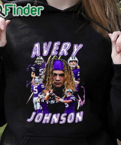 black hoodie Avery Johnson T Shirt