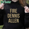 black hoodie Fire Dennis Allen Christmas shirt